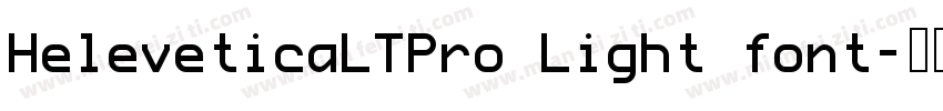 HeleveticaLTPro Light font字体转换